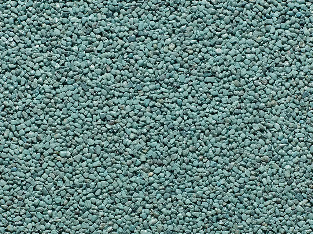 Aquamarine Quartz Carpet – Resin-Bound Stone Flooring Sample