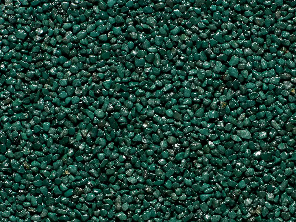 Jade Quartz Carpet – Resin-Bound Stone Flooring Sample