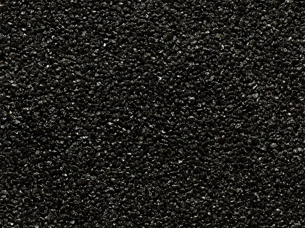 Night Fever Quartz Carpet – Resin-Bound Stone Flooring Sample