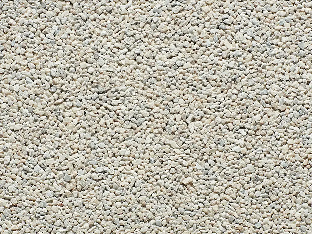 Snow White Quartz Carpet – Resin-Bound Stone Flooring Sample